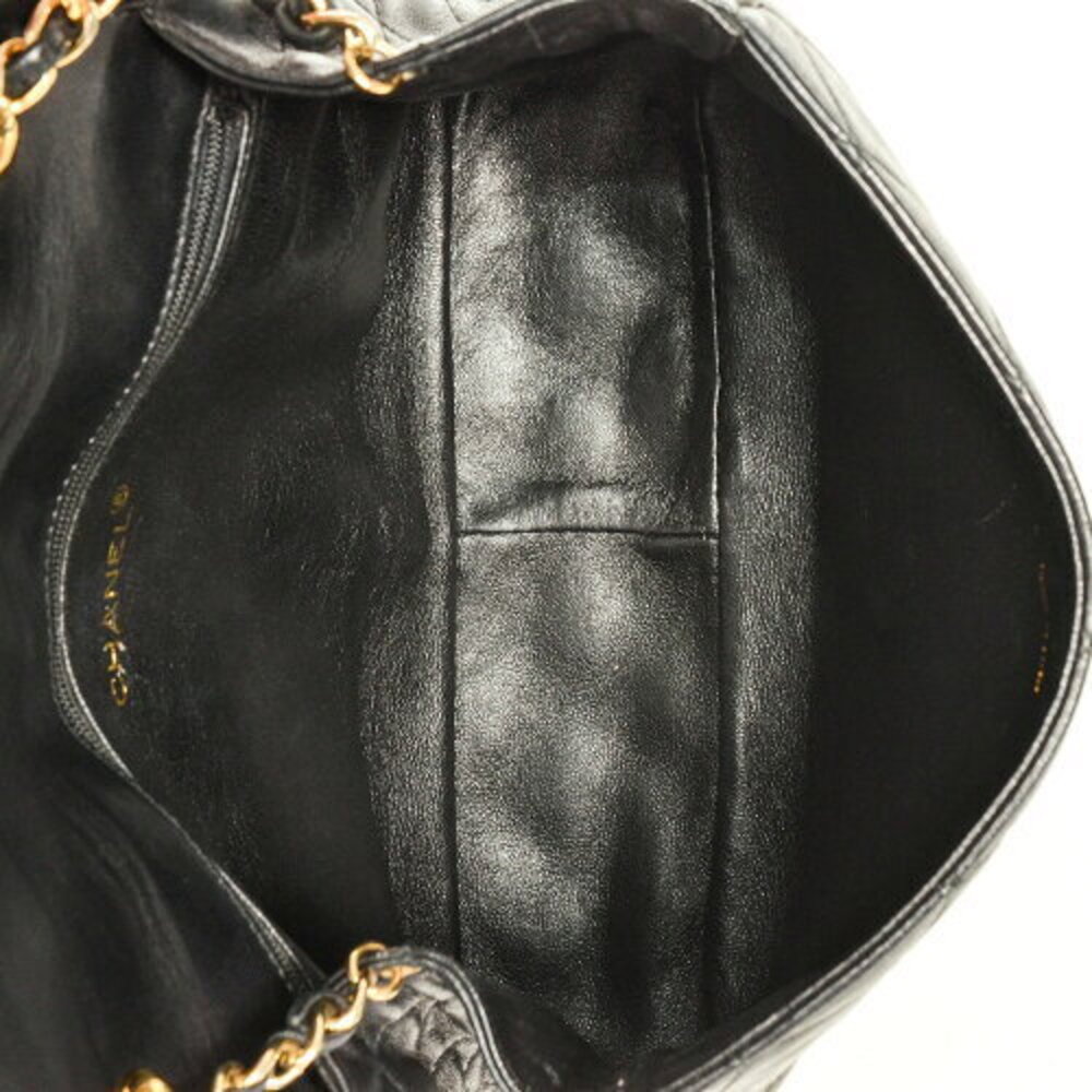 Chanel Mark Chain Coco Tassel Bag Shoulder Matelasse Black Lambskin - Picture 6 of 8